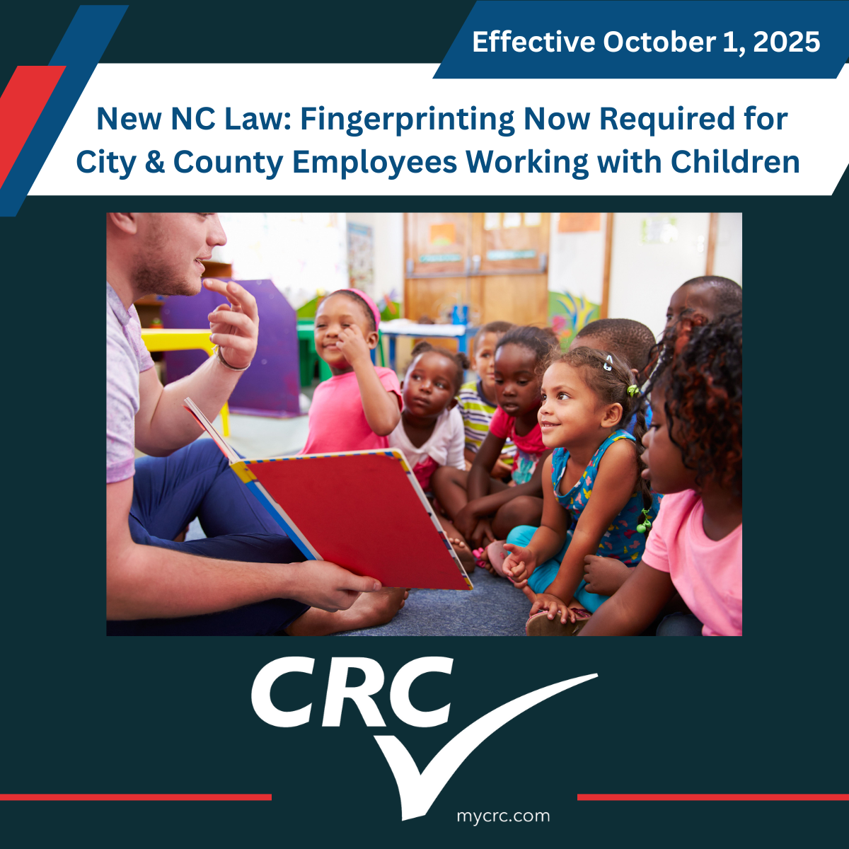NC Law - Fingerprinting Requirements